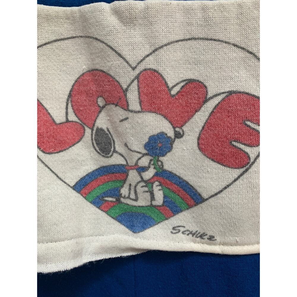 Fabulous Vintage Sears Snoopy Pullover Pajamas / House Robe Size Small - Picture 6 of 10
